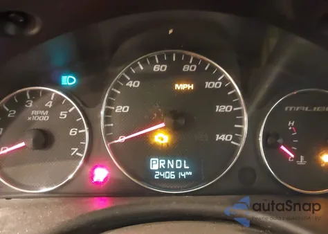 2007 Chevrolet Malibu Lt из США, поврежденный, VIN 1G1ZT58N77F170609